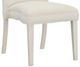 Fairfield® Customizable Entree Dining Pull Tall Back Armless Stack Dining Chair with Linen Legs-2