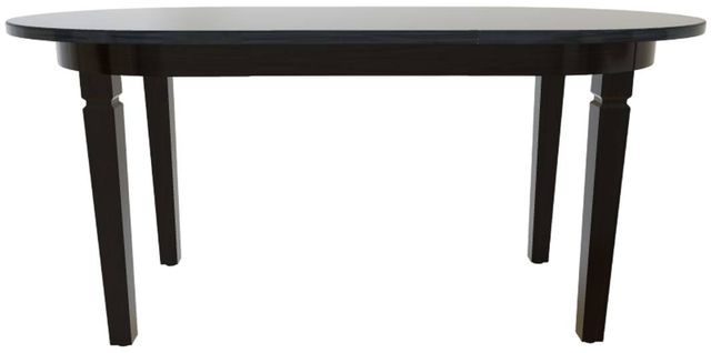 Mavin Customizable Oval Extendable Dining Table with 18" Leaf-1