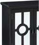 Mazin Furniture Polly Antique Black Accent Chest with Mirror-3