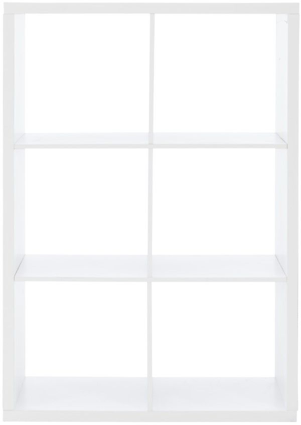 Linon Cody White 6-Cube Storage Cabinet-3