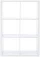 Linon Cody White 6-Cube Storage Cabinet-3