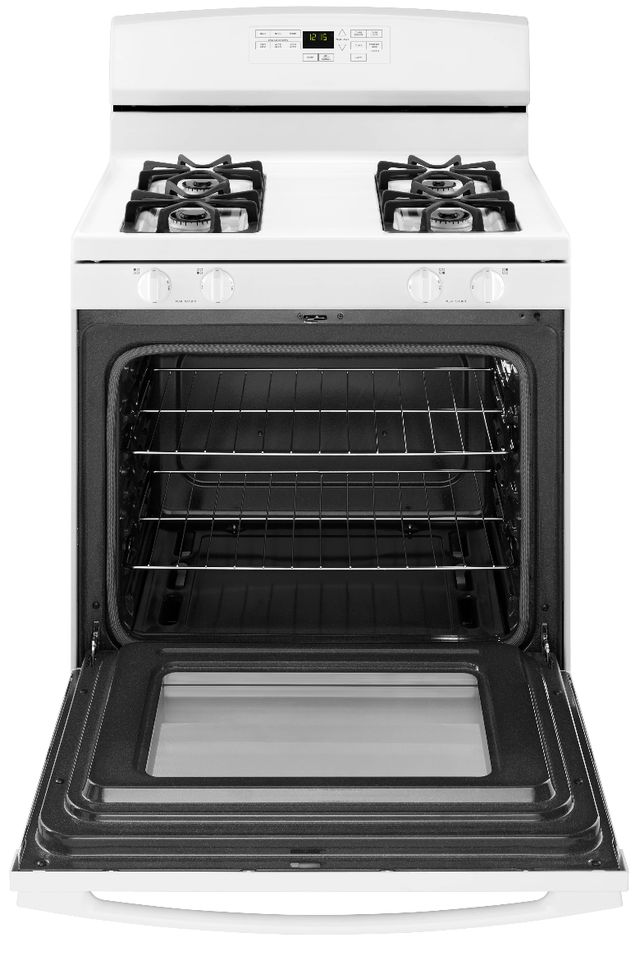 Amana® 30" White Freestanding Gas Range-1
