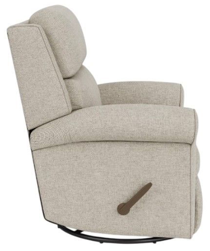 Flexsteel® Belle Driftwood Swivel Gliding Recliner-2