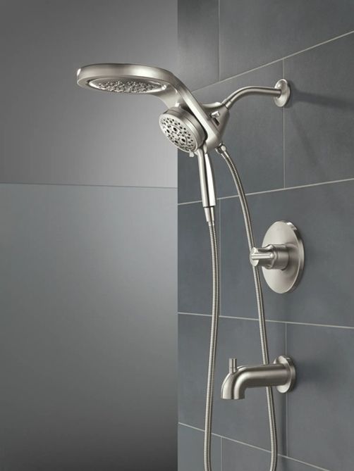 Delta Trinsic® Monitor® 14 Series Stainless Less Head Tub and Shower Trim-1