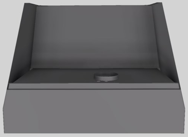 Vent-A-Hood® Designer Series 42" Gunsmoke Wall Mounted Range Hood-2