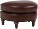 Smith Brothers Customizable 932 Leather Ottoman-0