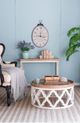 A & B Home Southern Living Thaddeus White Oval Wall Clock-5