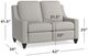 Bassett® Furniture Customizable BenchMade Motion Reclining Panel Arm Loveseat-4