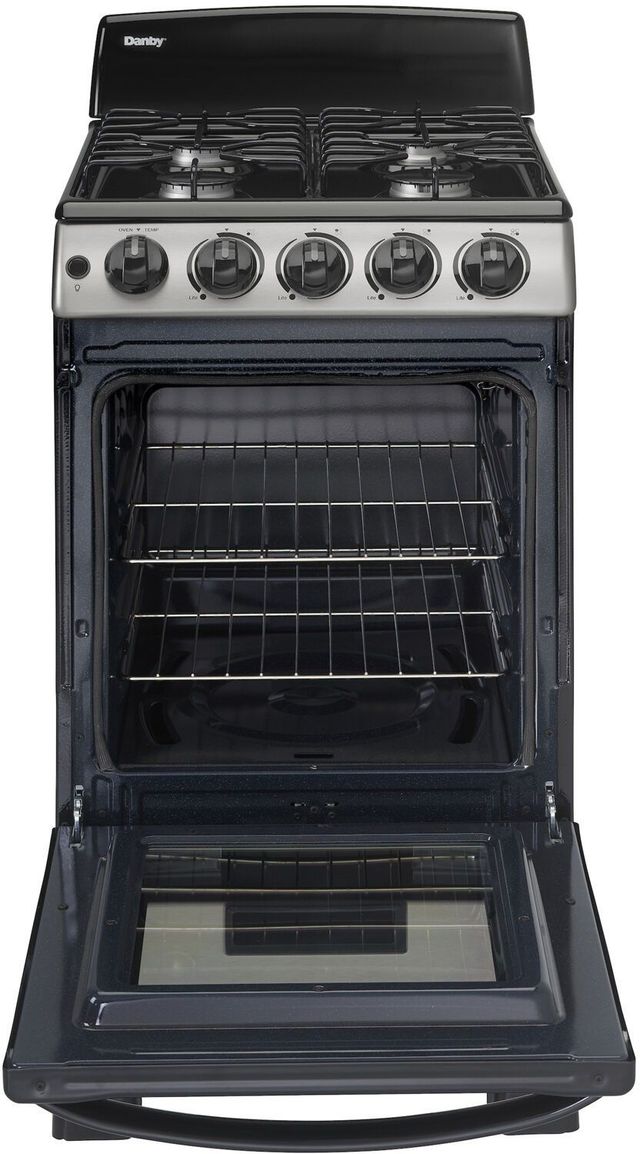 Danby® 20" Stainless Steel Freestanding Gas Range-1