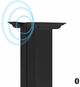 ZLINE Black Stainless Steel Crown Molding with Built-in Bluetooth Speakers-3