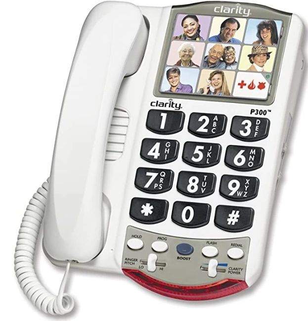 Clarity P300 Amplified Phone with PicturePerfect Dialing-0