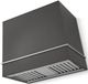 AGA Loge 36" Slate Wall Mounted Range Hood with Brushed Brass Trim-0