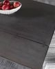Century® Customizable Details Live Edge Guan Slab Dining Table with Mottled Bronze Base-2