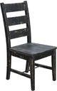Sunny Designs™ Marina Black Sand Ladderback Chair with Turnbuckle-0