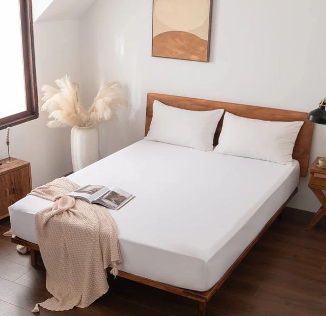 SlumberShield® Tencel™ Queen Mattress Protector-1