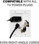 Sanus® White In-Wall Cable Management Kit-4