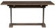 Fairfield® Rustique Brown Flip-Top Table-2
