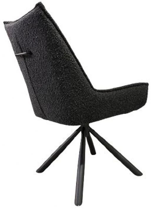 Nest Home Collections Ari Ascot Charcoal/Iron Swivel Dining Chair   -0
