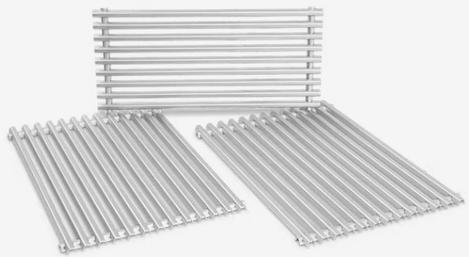 weber grill grates stainless steel
