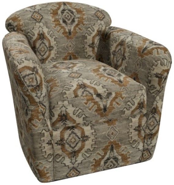 Craftmaster® Customizable CM Modern 31" Swivel Glider Chair-3