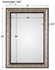 Uttermost® Shefford Antiqued Silver/Dark Bronze Mirror-2