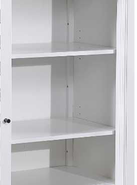 aspenhome® Hyde Park White Paint Sliding Door Chest-2