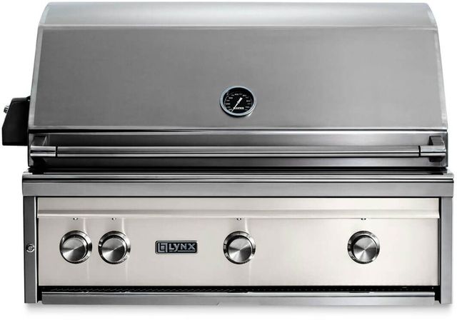 LYNX® Professional 3-Burner Glacier Built In Natural Gas Grill-0