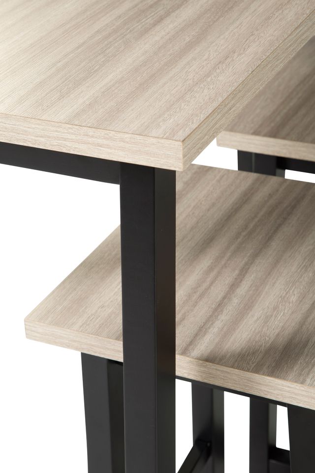 Signature Design by Ashley® Waylowe 3 Piece Two-tone Counter Height Dining Room Table Set-2