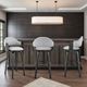 Armen Living Daxton Gray/Matte Black Counter Stool-3