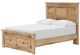 Signature Design by Ashley® Fenderport Tan Full Panel Bed with Storage-4