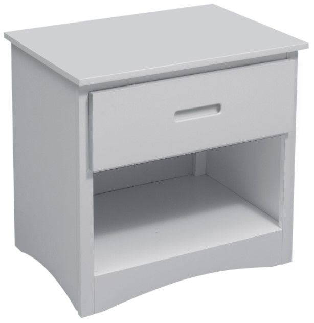Homelegance® Orion Gray Nightstand-0