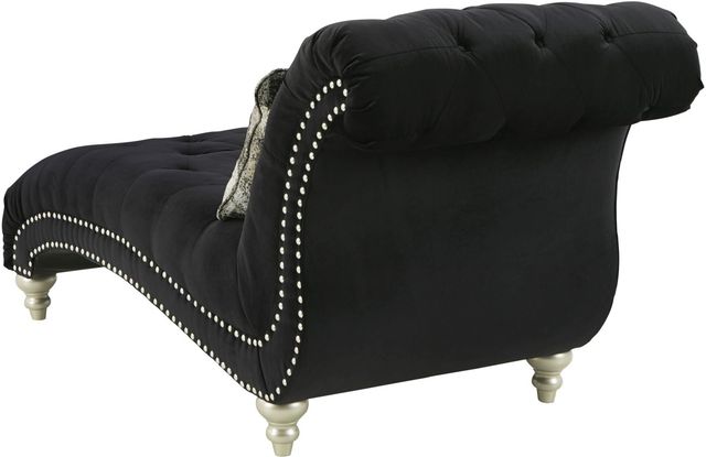 Signature Design by Ashley® Harriotte Black Chaise-3