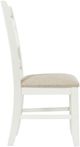 Elements International Stone White Dining Chair-2