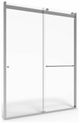 American Standard Silver Shine Top-Roller Semi-Frameless Sliding Shower Door-1