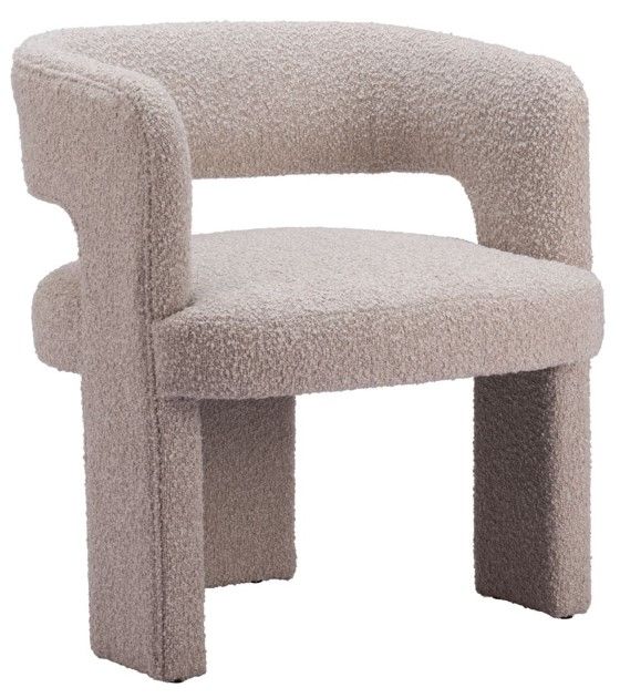 Zuo® Modern Java Sandy Beige Accent Chair-0