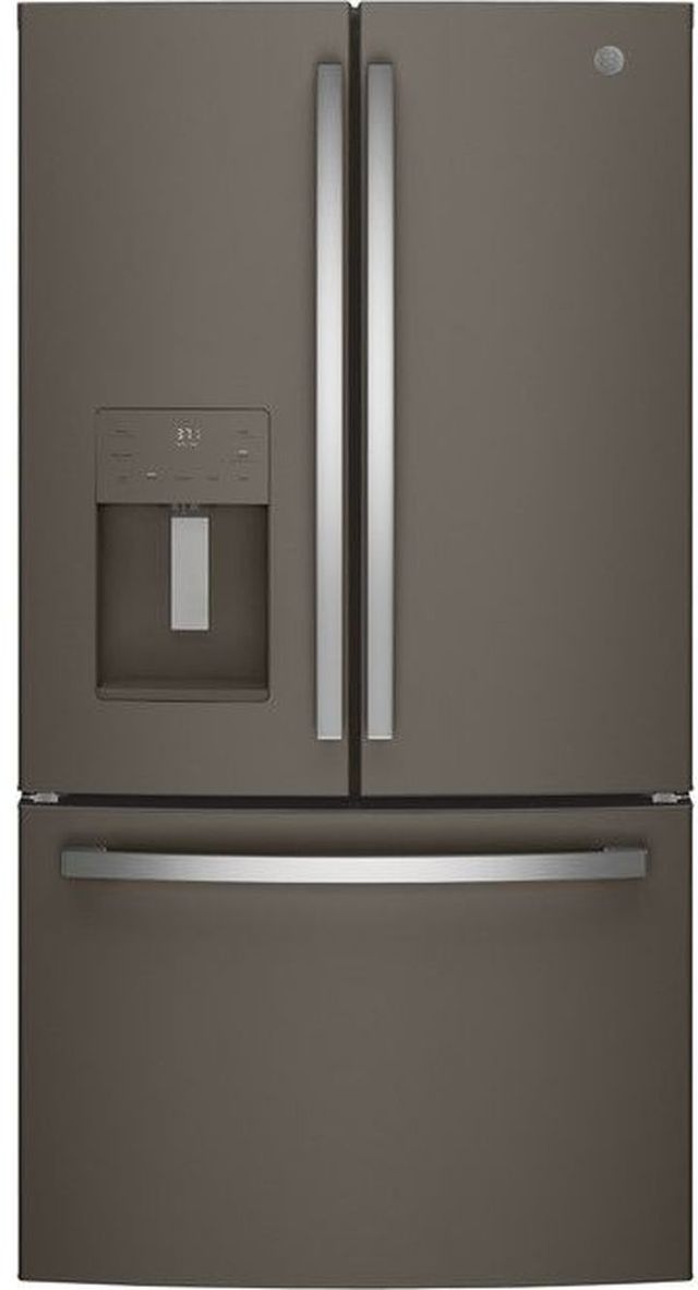 GE® 36" 25.6 Cu. Ft. Slate French Door Refrigerator-0