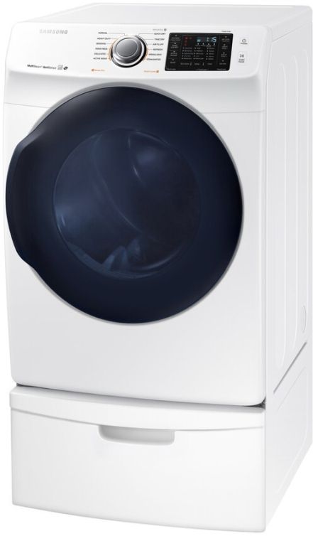 Samsung 7.5 Cu. Ft. White Front Load Electric Dryer-3