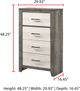 Crown Mark Rhett Gray/White Chest-2