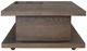 Flexsteel® Athens Brown Coffee Table with Casters-3