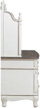 Homelegance® CinderellaGray Writing Desk with Antique White Legs-4