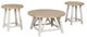 Signature Design by Ashley® Fawndell 3-Piece Brown Occasional Table Set with Antique White Base-0