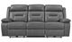Homelegance® Laconia Dark Gray Double Power Reclining Sofa-2