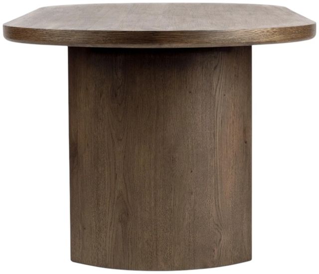 Classic Home Estelle Soft Cocoa 84" Oval Dining Table-3