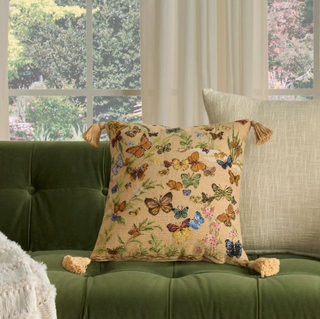 Nourison Home™ Mina Victory Vintage Pillow Blush 18"x18" Throw Pillow-3