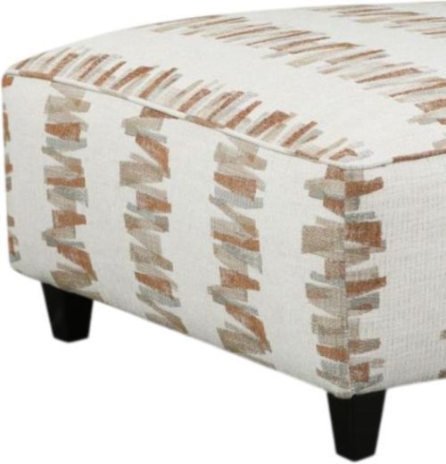 Fusion Furniture Maclean Taupe Modish Desert Cocktail Ottoman-1