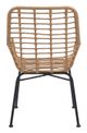 Zuo® Lyon Natural Set of 2 Dining Chair-3