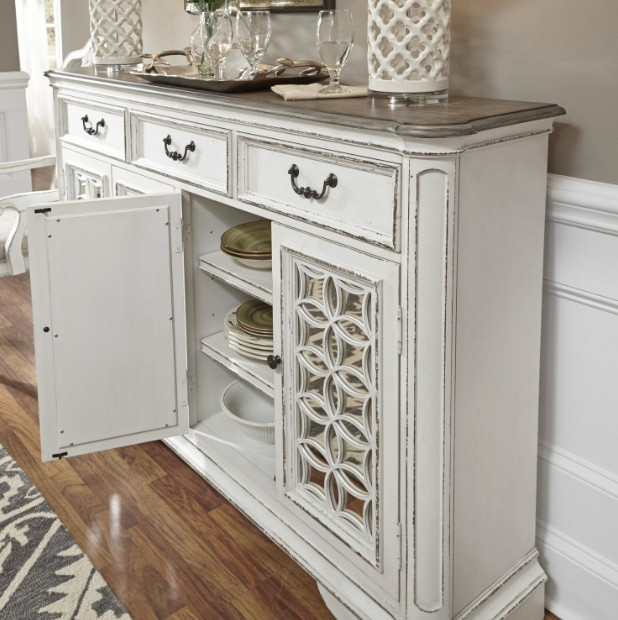 LIBERTY FURNITURE MAGNOLIA-MANOR-BUFFET/HUTCH - Thumbnail 4