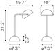 Zuo® Irving Black/White Table Lamp-5