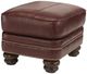Flexsteel® Bay Bridge Dark Red Ottoman-0