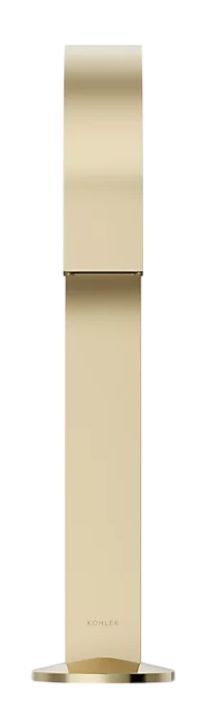 KOHLER® Components® Vibrant French Gold Bathroom Sink Faucet Spout with Ribbon Design-1